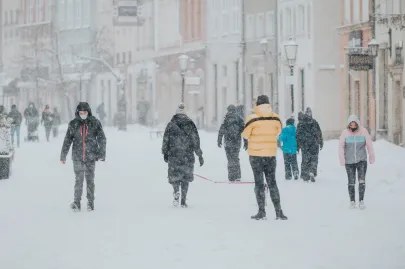 Powrót zimy w Gdańsku