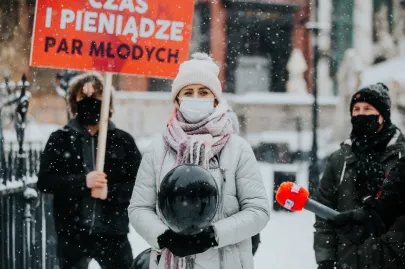 Protest branży weselnej