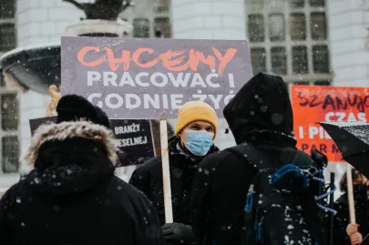 Protest branży weselnej