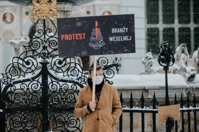 Protest branży weselnej