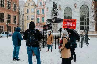 Protest branży weselnej