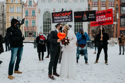 Protest branży weselnej