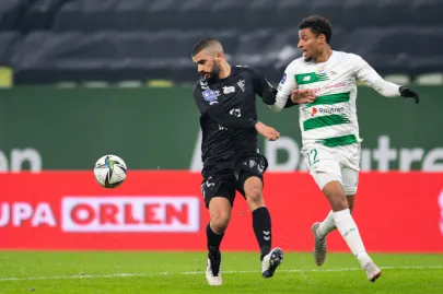 Lechia Gdańsk - Górnik Zabrze - N/Z Joseph Ceesay 