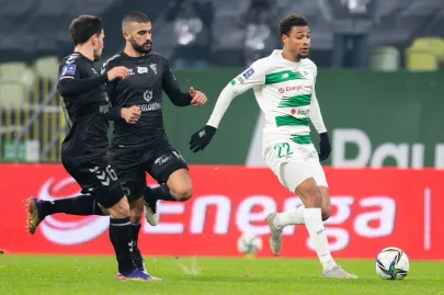 Lechia Gdańsk - Górnik Zabrze - N/Z Joseph Ceesay 