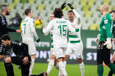 Lechia Gdańsk - Górnik Zabrze - N/Z Joseph Ceesay 