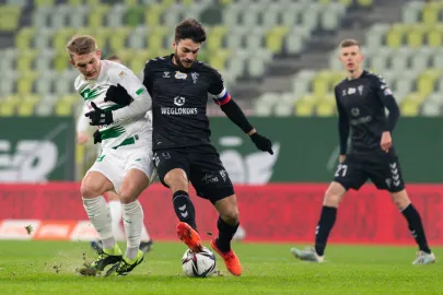 Lechia Gdańsk - Górnik Zabrze - N/Z Jan Biegański, Jesus Jimenez