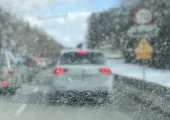 Korek na Słowackiego w kierunku Wrzeszcza