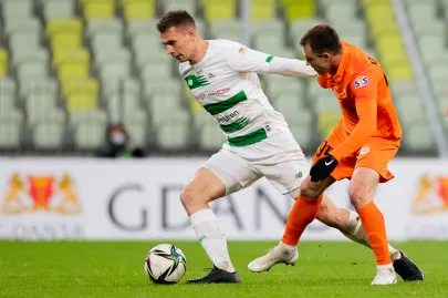 Lechia Gdańsk - Zagłębie Lubin - N/Z Bartosz Kopacz 