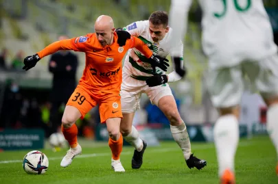 Lechia Gdańsk - Zagłębie Lubin - N/Z Miroslav Stoch, Bartosz Kopacz 