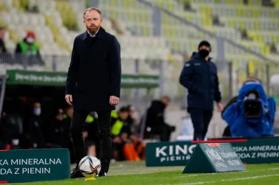 Lechia Gdańsk - Zagłębie Lubin - N/Z Piotr Stokowiec