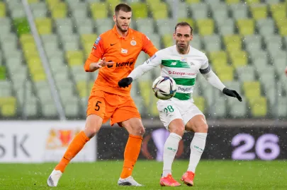Lechia Gdańsk - Zagłębie Lubin - N/Z Lorenco Simic, Flavio Paixao 