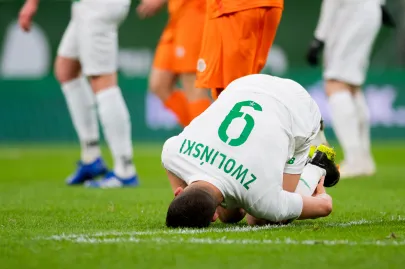 Lechia Gdańsk - Zagłębie Lubin - N/Z Łukasz Zwoliński 