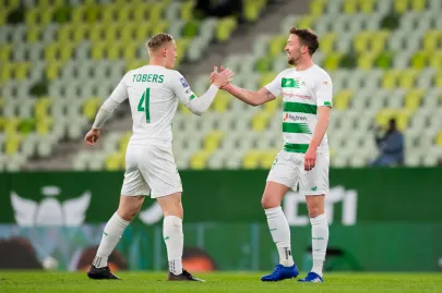 Lechia Gdańsk - Zagłębie Lubin - N/Z Mario Maloca, Kristers Tobers 