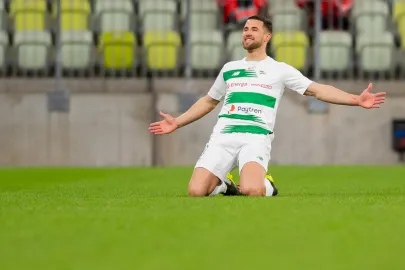 Lechia Gdańsk - Zagłębie Lubin - N/Z Łukasz Zwoliński 