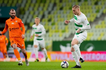 Lechia Gdańsk - Zagłębie Lubin - N/Z Kristers Tobers 
