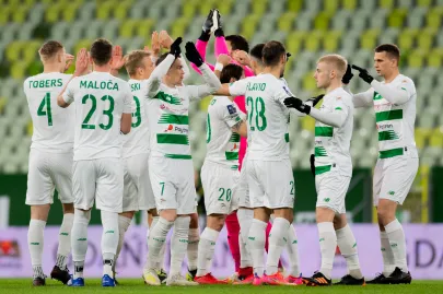 Lechia Gdańsk - Zagłębie Lubin - N/Z drużyna Lechia Gdańsk