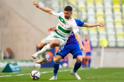 Lechia Gdańsk - Piast Gliwice - N/Z Łukasz Zwoliński