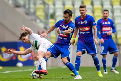 Lechia Gdańsk - Piast Gliwice - N/Z Conrado, Gerard Badia