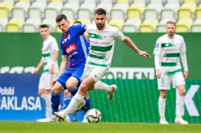 Lechia Gdańsk - Piast Gliwice - N/Z Łukasz Zwoliński