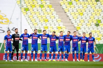 Lechia Gdańsk - Piast Gliwice - N/Z drużyna Piast Gliwice