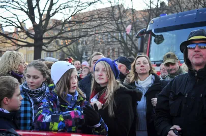 Uczestnicy parady