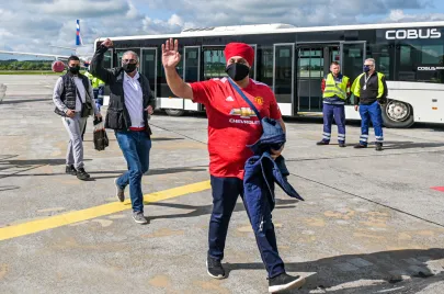 Kibice Man Utd i Villarreal przyjechali do Gdańska 