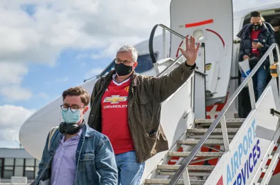 Kibice Man Utd i Villarreal przyjechali do Gdańska 