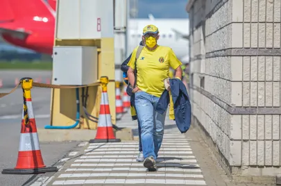 Kibice Man Utd i Villarreal przyjechali do Gdańska 