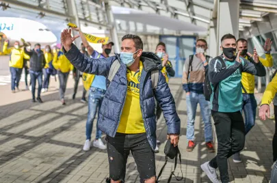 Kibice Man Utd i Villarreal przyjechali do Gdańska 