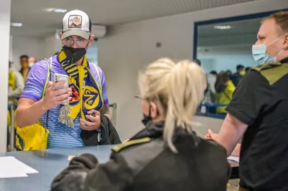 Kibice Man Utd i Villarreal przyjechali do Gdańska 