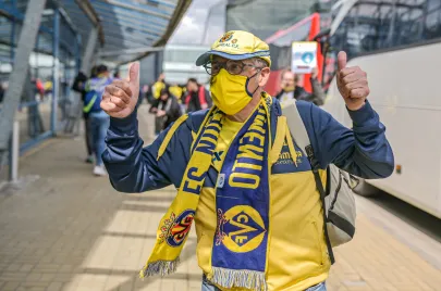 Kibice Man Utd i Villarreal przyjechali do Gdańska 
