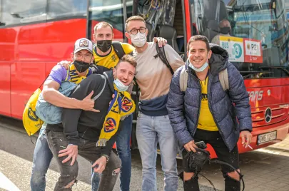 Kibice Man Utd i Villarreal przyjechali do Gdańska 