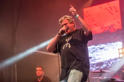Koncert zespołu Kult na Placu Zebrań Ludowych w Gdańsku