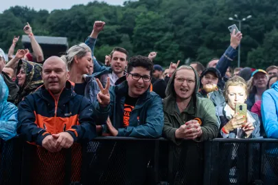 Koncert zespołu Kult na Placu Zebrań Ludowych w Gdańsku