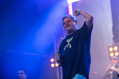 Koncert zespołu Kult na Placu Zebrań Ludowych w Gdańsku
