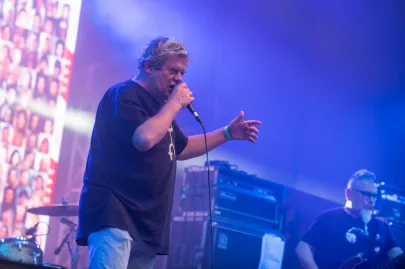 Koncert zespołu Kult na Placu Zebrań Ludowych w Gdańsku