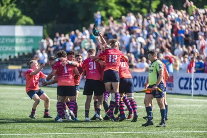 Finał Ekstraligi Rugby Ogniwo Sopot 19 - 15 Master Pharm Łódź 