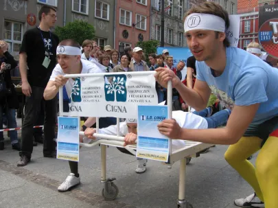 Wyścig łóżek szpitalnych
