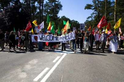 Protest Antyglobalistów w Juracie 2007
