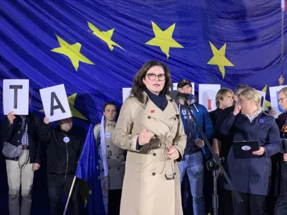 Przemawia Aleksandra Dulkiewicz