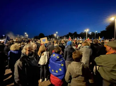 Tłumy na manifestacji w Gdyni