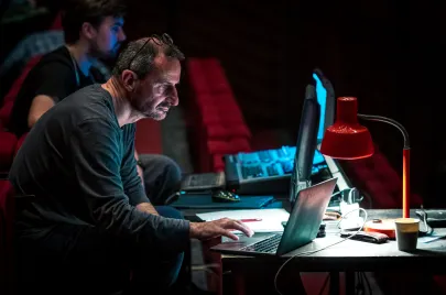 Próba medialna do spektaklu Mury Jerycha w Teatrze Muzycznym