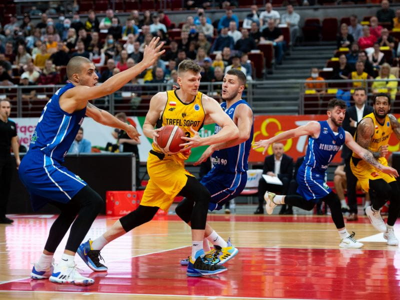 Trefl Sopot - Rilski Sportist 90:81. Pierwsze zwycięstwo w FIBA Europe Cup