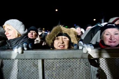 Gdynianie świętują nadejście Nowego 2012 Roku