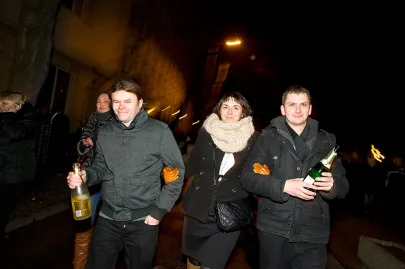 Gdynianie świętują nadejście Nowego 2012 Roku