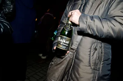 Gdynianie świętują nadejście Nowego 2012 Roku