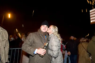 Gdynianie świętują nadejście Nowego 2012 Roku