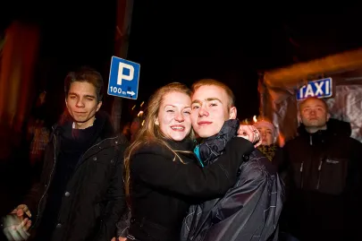 Gdynianie świętują nadejście Nowego 2012 Roku