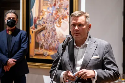 Wernisaż wystawy "Imaginarium" Tomasza Sętowskiego w Gdańsku