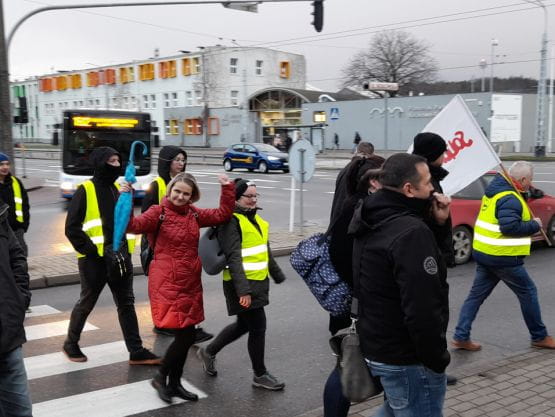 Protest kierowców ZKM Gdynia